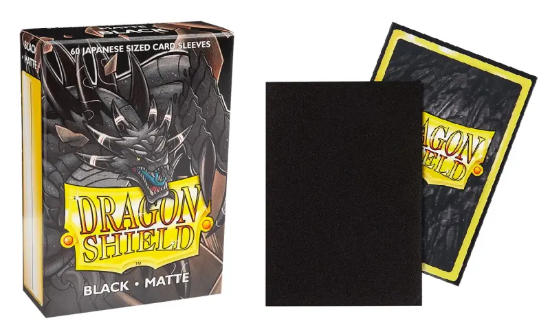 龍盾卡套 AT-11102 Black Matte JAPANESE SIZE CARD SLEEVES