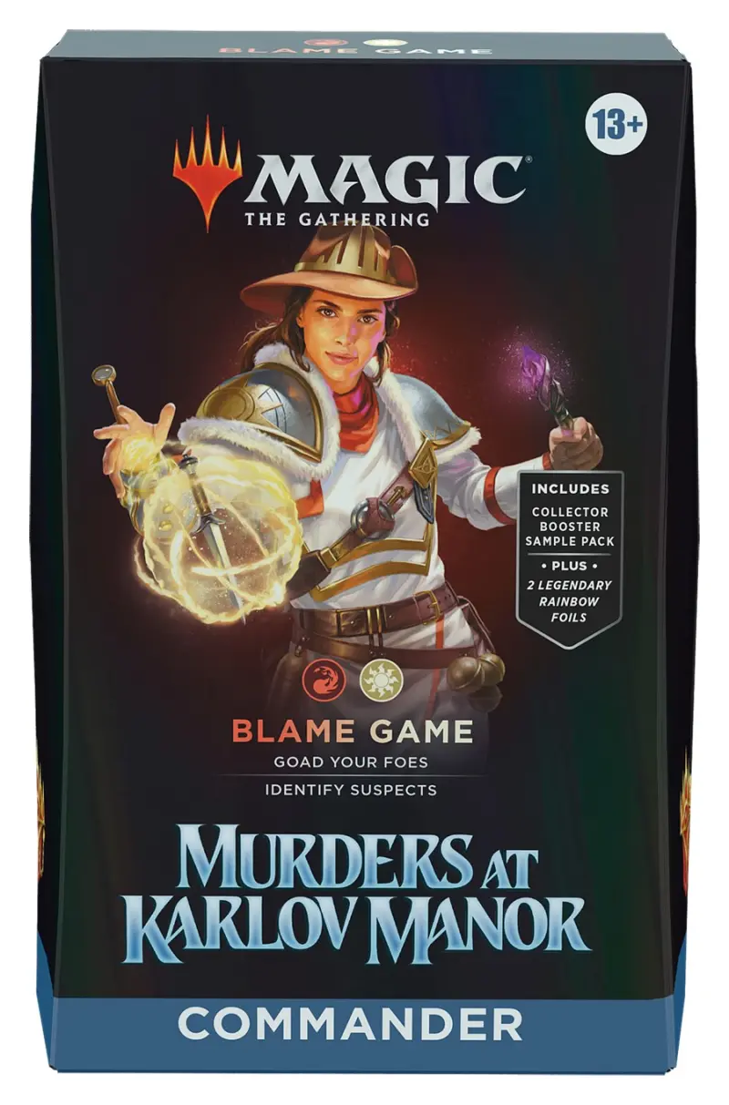魔法風雲會 卡洛夫莊園謀殺案指揮官套牌 Commander Deck SD4 Blame Game